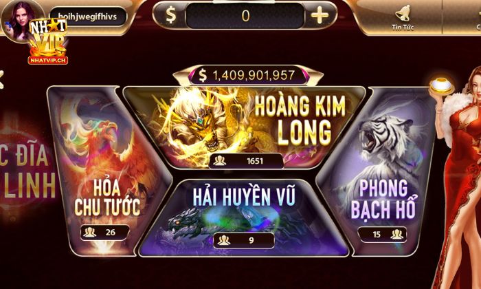 Xóc đĩa Nhatvip đa dạng các phòng chơi