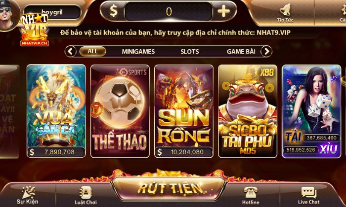 Cùng Nhatvip chơi game mọi lúc, mọi nơi