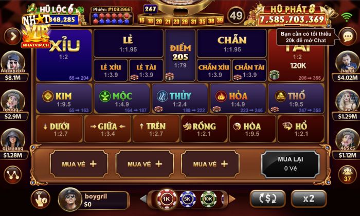 Cược Keno Lộc Phát Nhatvip hấp dẫn với đa dạng cách chơi khác nhau 