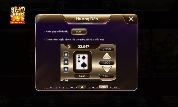 Đặt cược trên dưới xen kẽ trong từng ván